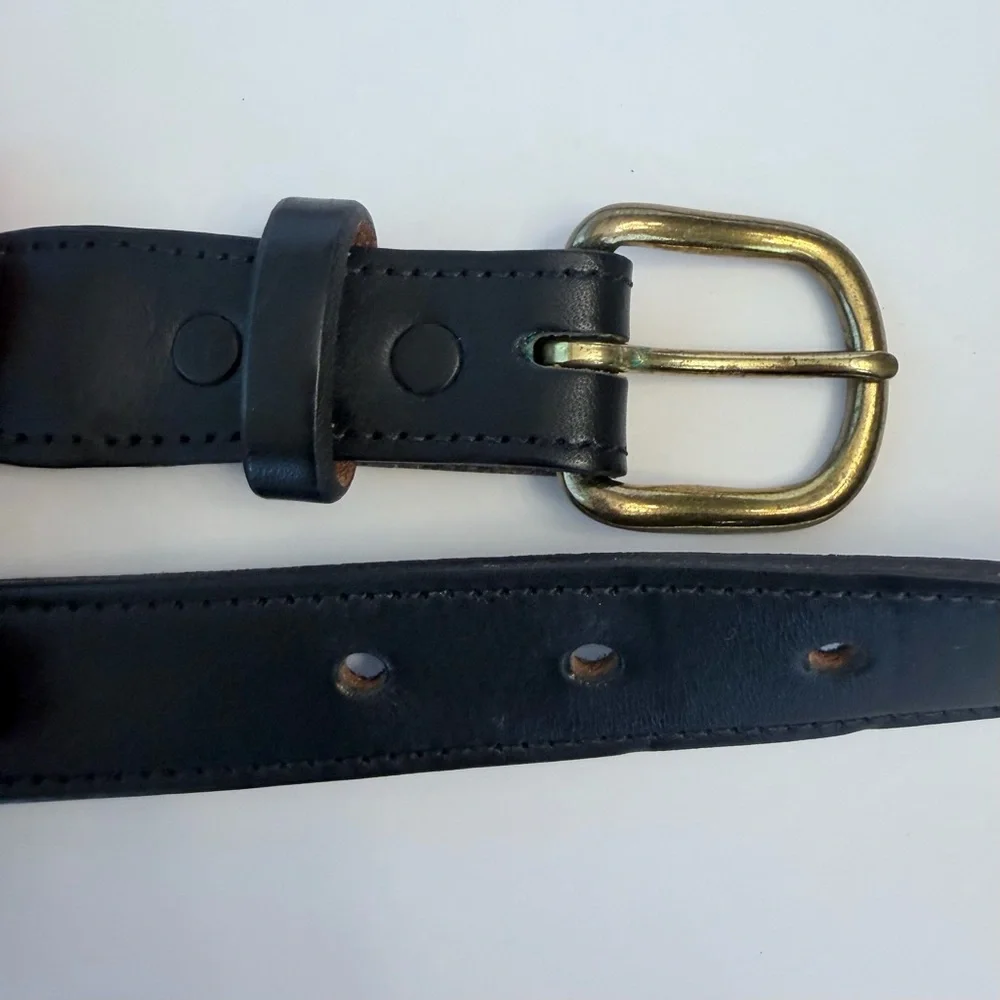 Needlepoint hand stitched vintage belts with solid brass buckles